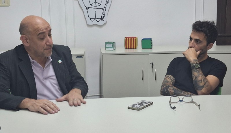 El Defensor NNyA recibió al concejal Lucas Raspall